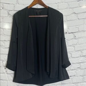 BCBG Black Open Front Cardigan Size Medium Excellent Condition